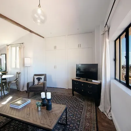 Cocoon Loft - Magnifique Loft Sous Toit, Refait A Neuf, Vues Splendides, Clim, Wifi Appartamento Nizza